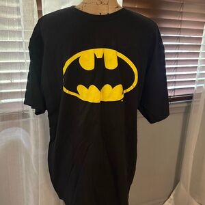 Batman T Shirt Top DC Comics Graphic Print Summer Unisex XL Vintage Style Logo